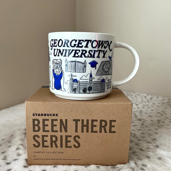 NEW Starbucks Been There 14oz Coffee Mug GEORGETOWN UNIVERSITY Washington DC